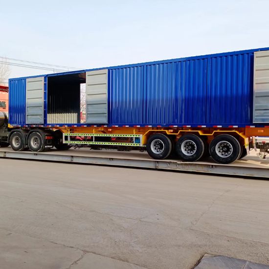 Picture of Container trailers, box trucks, logistics transport vehicles, cargo long-distance transportation, semi-trailers, container trailers