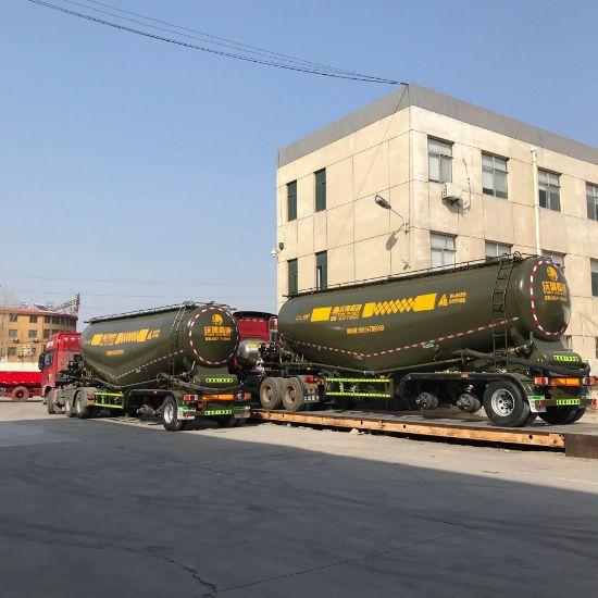 Picture of Supply 40 square meters of duty-free cement ash truck 35 square meters of powder material transport truck configuration price