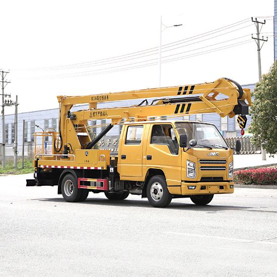Picture of Blue brand 17.5m aerial work platform engineering installation high rescue municipal engineering bridge renovation