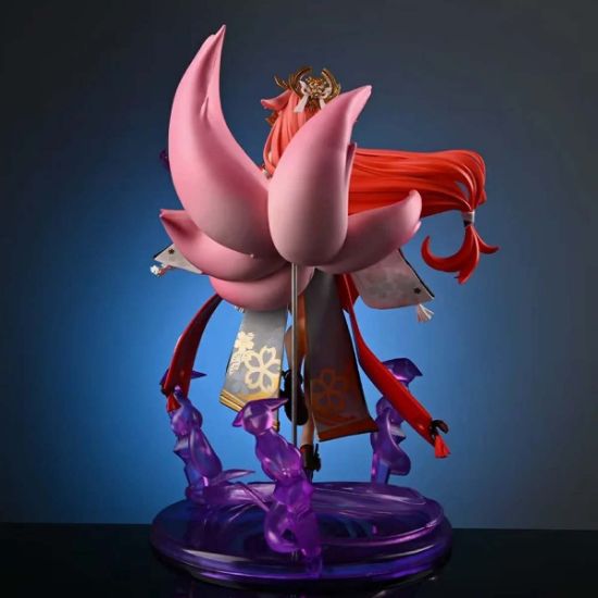 Picture of Zhiman City Game Periphery GK Temple Yae God Child Fox True Meaning Great Miko Hand-made Model Ornaments