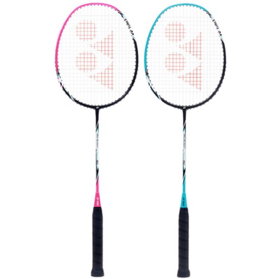 Picture of Uni badminton racket ARC5I double racket with line set carbon badminton racket yy couple racket