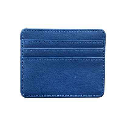 Picture of Simple thin large capacity small card bag multi-function card position for men and women exquisite leather PU card clip wholesale