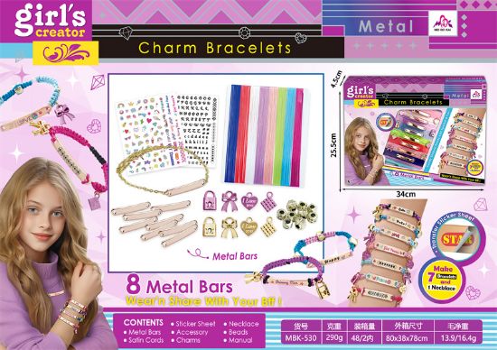 Picture of Metal Charm Bracelet Set Pretend Play Toy