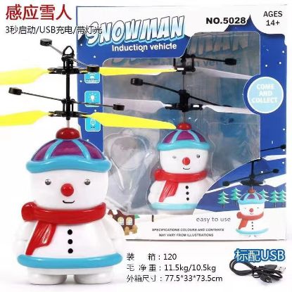 Picture of Snowman - Induction Aircraft Toy Remote Control Plane Toy