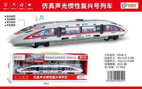 Picture of Simulation Sound and Light Inertia Fuxing Bullet Train