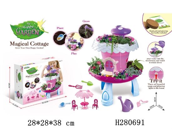 Picture of DIY Fairy Tale Garden Cottage Flower Growing Series - Magic Cottage (with lights and music) for Girls