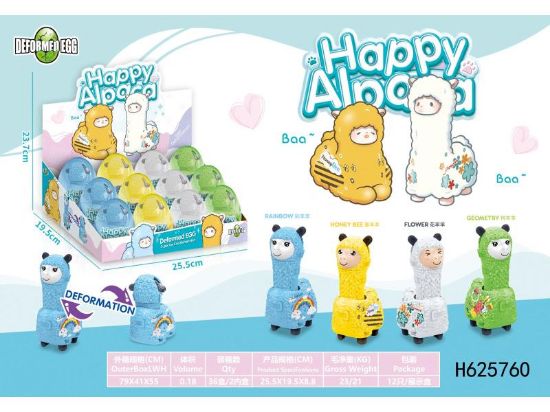 Picture of Happy Alpaca Transformation Egg 4 Varieties