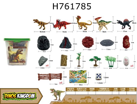 Picture of 28-piece Dinosaur Set