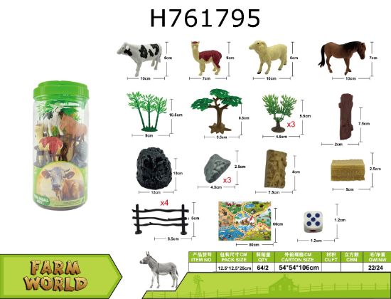Picture of 22-piece Farm Animal Set