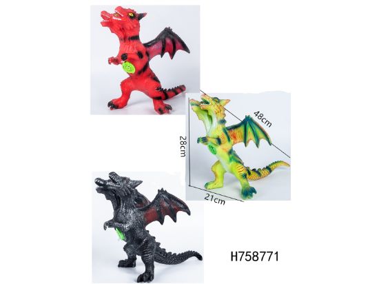 Picture of Rubber Filled Double Head Dragon with IC Single Sound