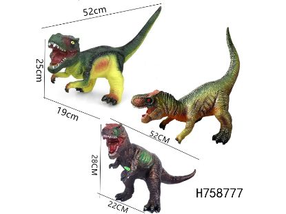 Picture of Rubber Plush Fighting T-Rex with IC, Single Sound