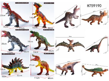 Picture of Rubber Plush Simulation Dinosaur with IC Single Sound