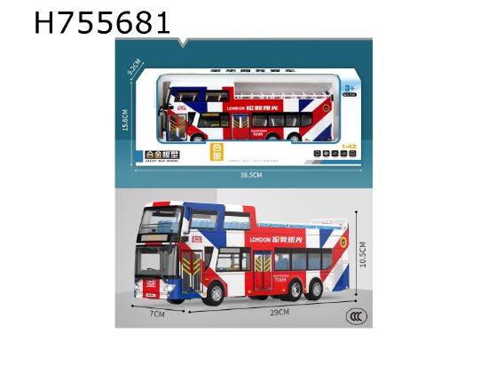 Picture of 1:42 Alloy Model London Sightseeing Bus