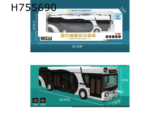 Picture of 1:42 Alloy Model Panda Bus
